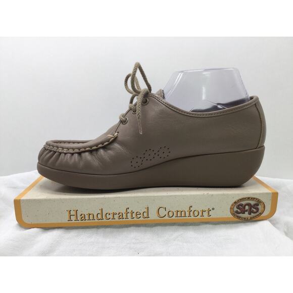 SAS Siesta Lace Up Loafer Womens 8.5N Comfort Shoes New - Picture 1 of 11